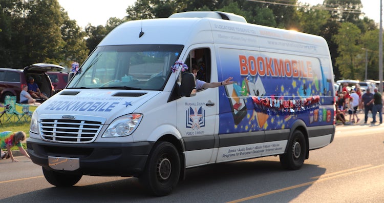 Bookmobile on Parade