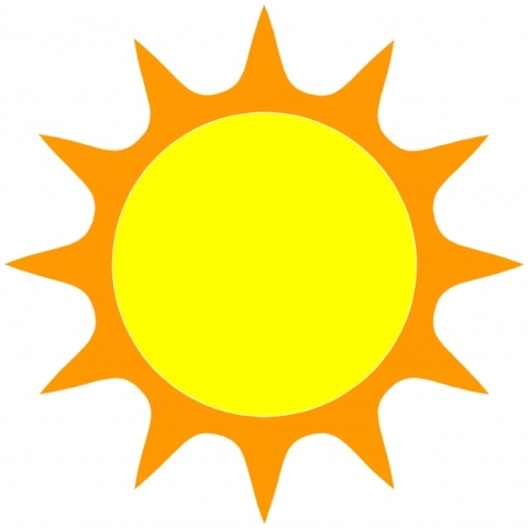 illustration of the sun