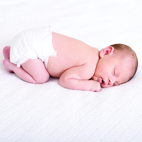 sleeping infant