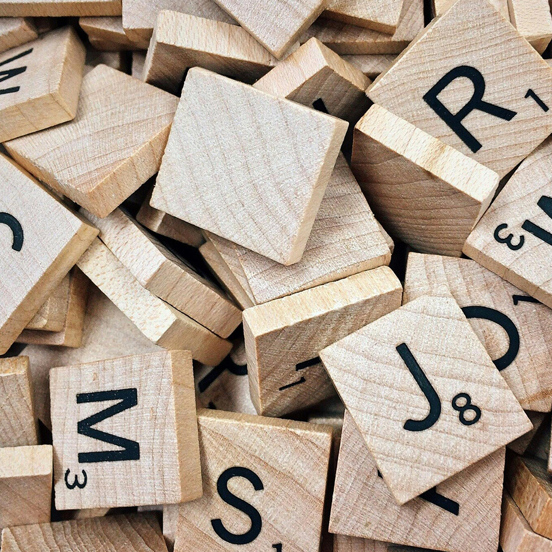 scrabble tiles