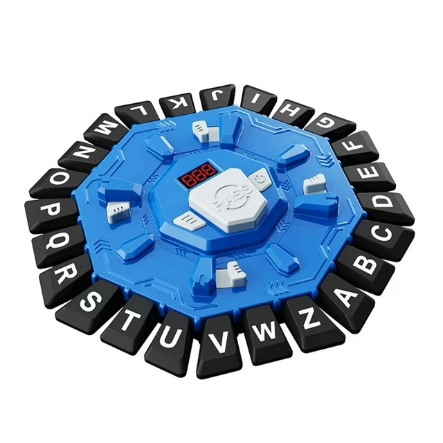 a game board that has a tab for each letter of the alphabet