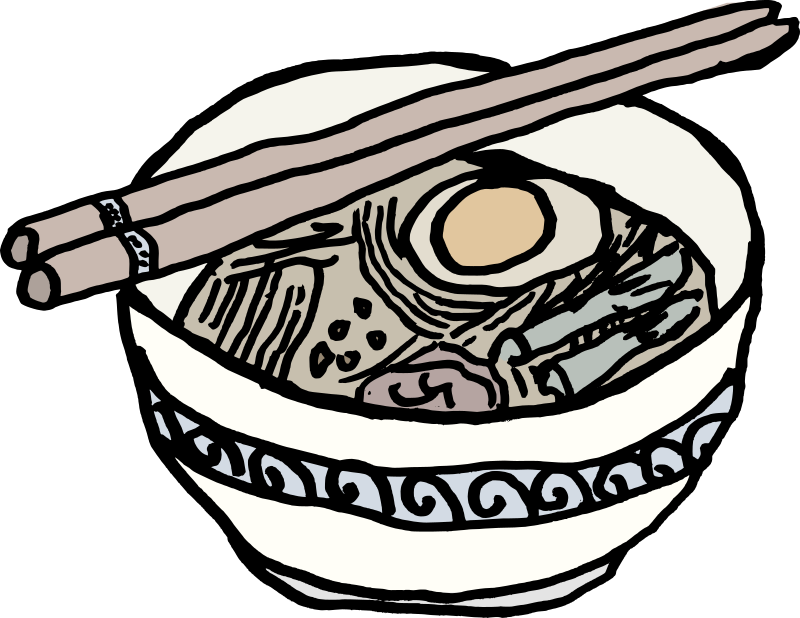 Illustration of a bowl of ramen